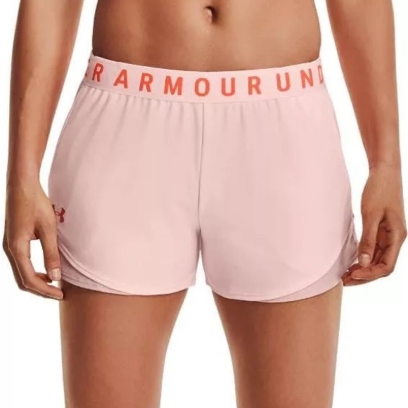 Under Armour Women's Athletic Shorts Light Pink Size S (a3 - Picture 1 of 10
